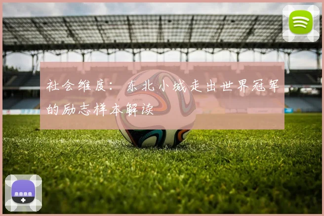 社会维度：东北小城走出世界冠军的励志样本解读